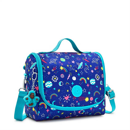 Sacs Kipling New Kichirou Printed Lunch Bag Bleu | FR 1058YX